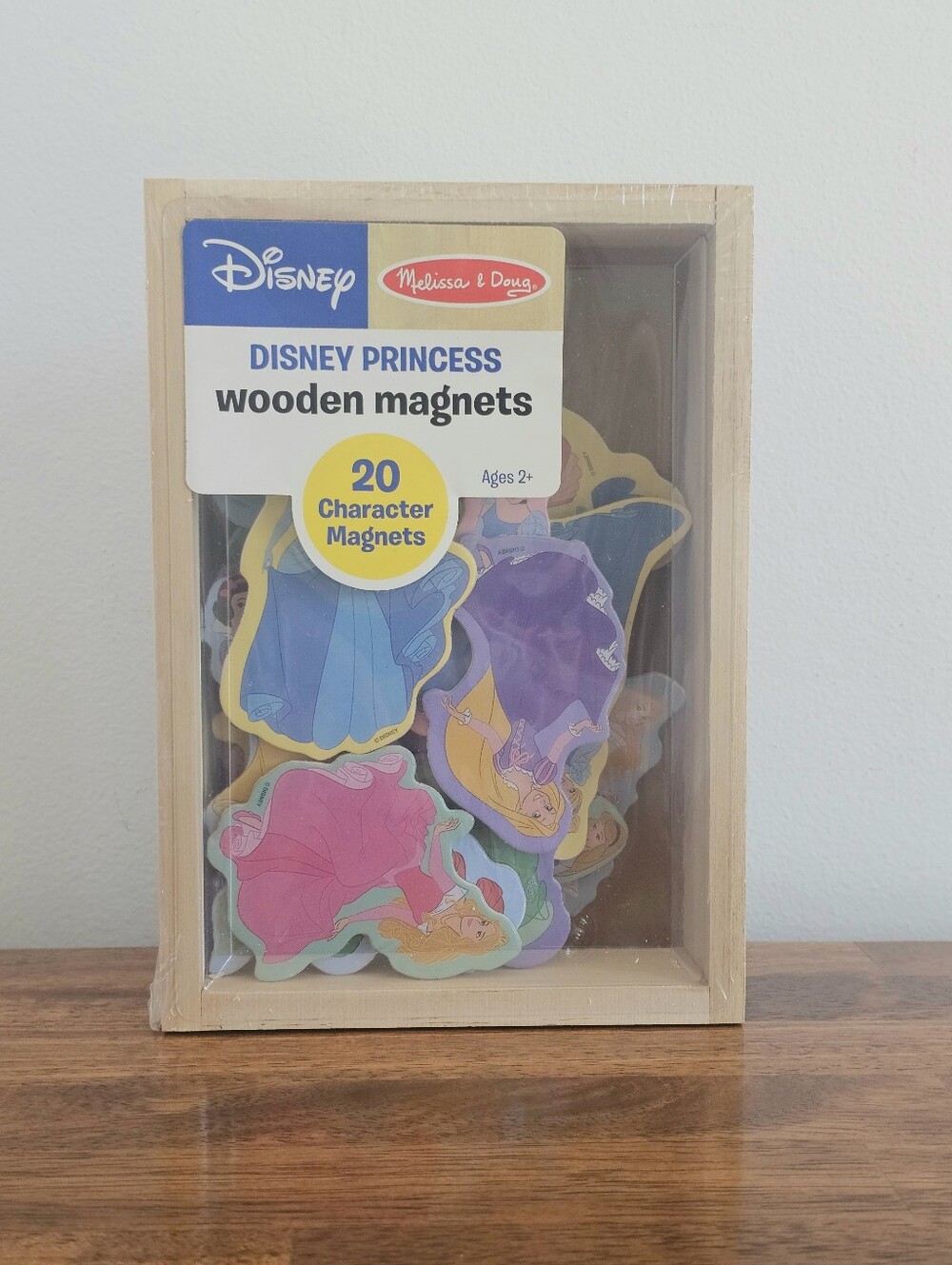 Melissa And Doug Disney Princess Wooden Magnets, New In Sealed Package